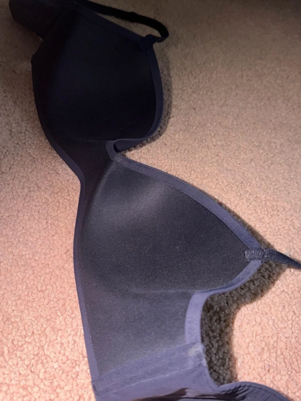 Victoria's Secret Smooth Navy Strapless Underwire Bra